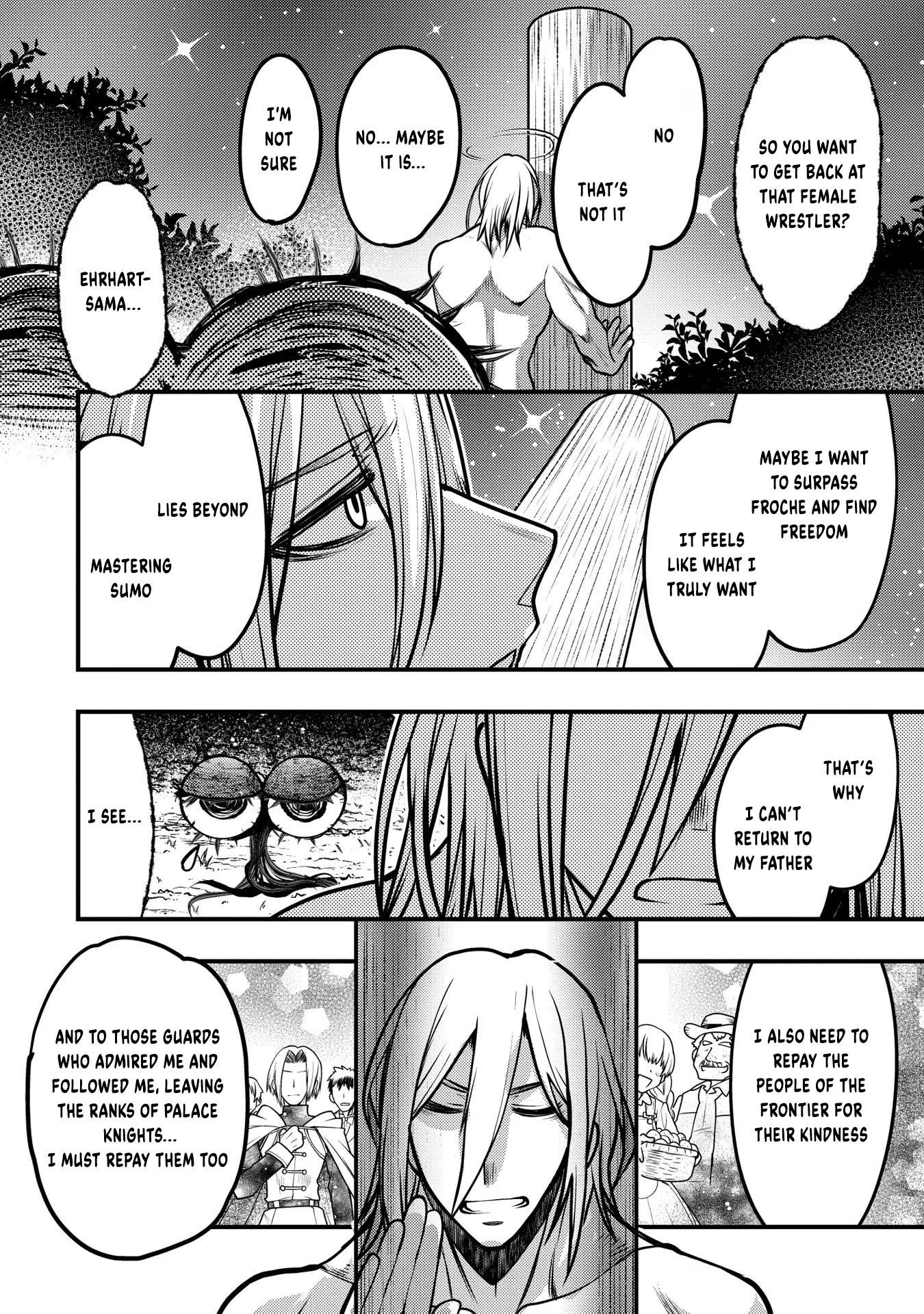 Oozumou Reijou ~Seijo ni Hirateuchi wo Kuratta Shunkan Sumou Budatta Zense wo Omoidashita Akuyaku Reijou no Watashi wa sute Neko Ouji ni Chanko wo Furumaitai Haadosukoidosukoi~ Chapter 14 - page 35