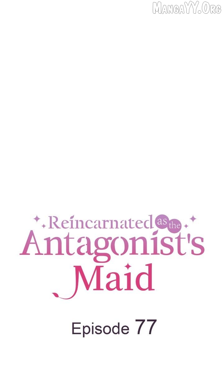 Reincarnated as the Antagonist's Maid Chapter 77 - page 1