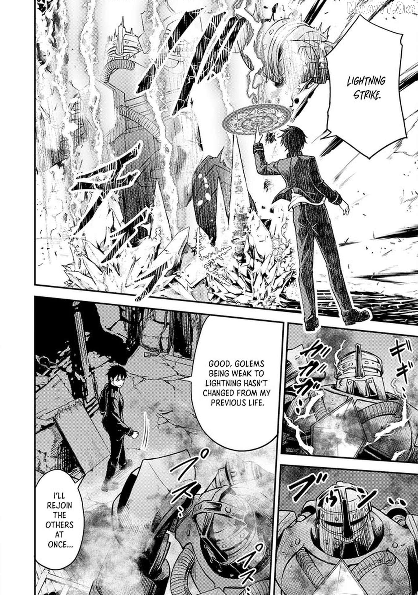 Tensei Kenja no Yarinaoshi ~Ore Dake Tsukaeru Kikaku-gai Mahou de Nidome no Jinsei wo Musou suru~ Chapter 13 - page 14