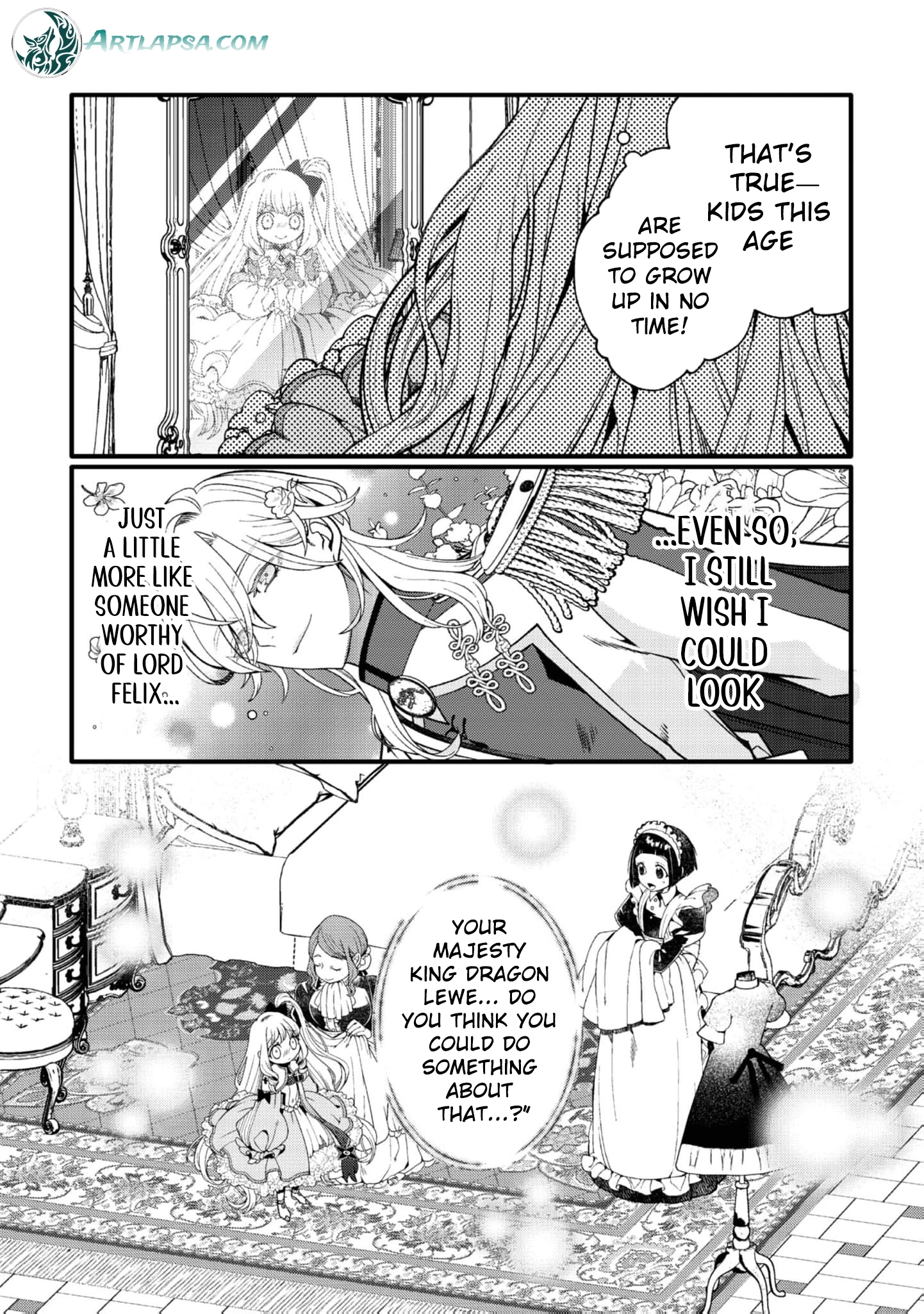 At 5, I Became the Dragon Emperor’s Bride Chapter 6 - page 8