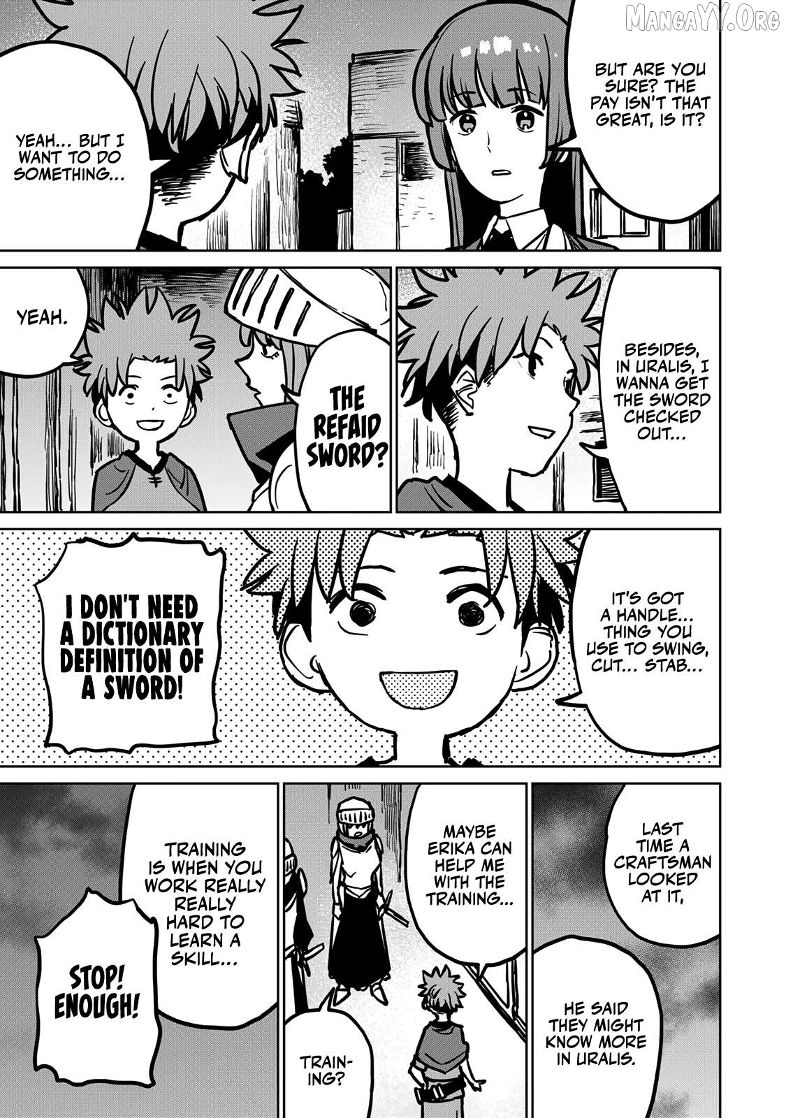 Tsuihou sareta cheat fuyo majutsushi wa ki mama na second life wo ouka suru. ~ora wa buki dake janaku, arayuru mono ni "kyouka point" wo fuyo dekiru shi, ore no ishi de itsudemo kouka wo kaijo dekiru kedo, nokotta hitotachi daijoubu?~ Chapter 28 - page 35