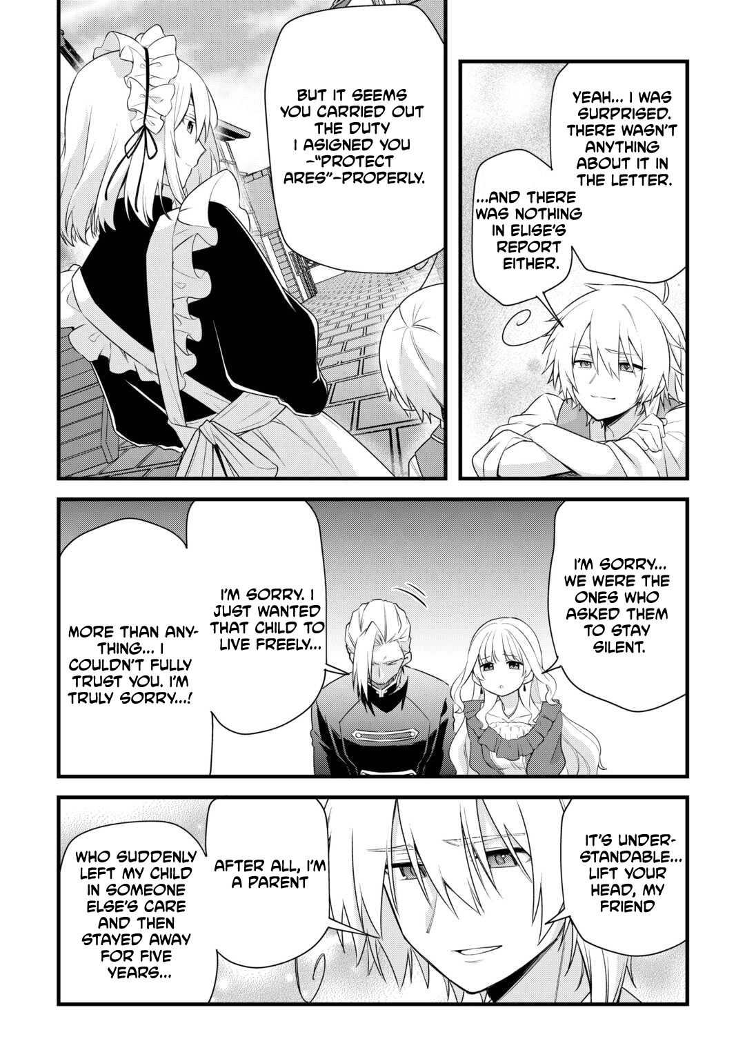 Zensei de Kazoku ni Megumarenakatta Ore, Konyo de wa Yasashi Kazoku ni Kakomareru Chapter 9 - page 28