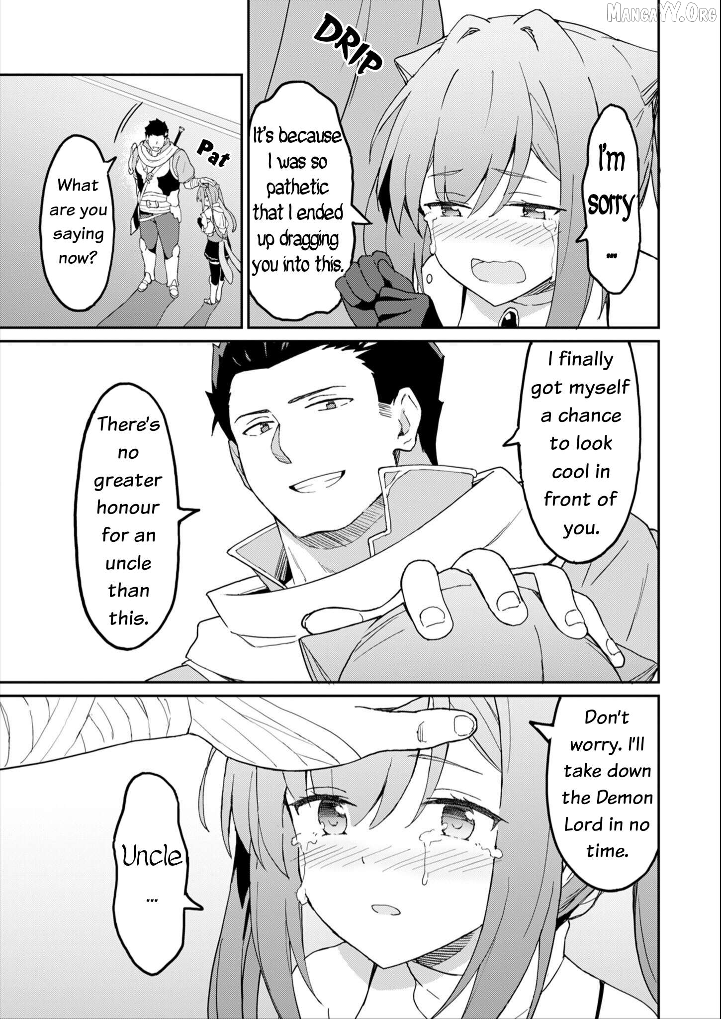 Haikei, Tengoku no Neesan, Yuusha ni Natta Mei ga Ero Sugite ーー Ojisan, Hogosha Toka Sorosoro Muri Desu+ Chapter 13 - page 8