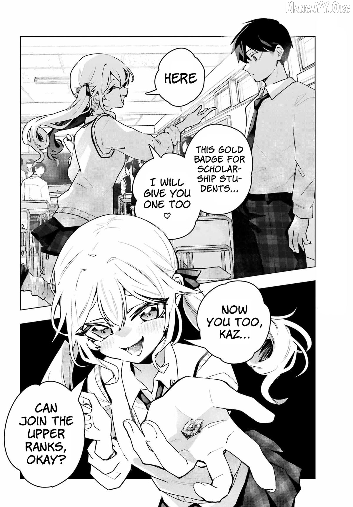 Anta to Osananajimitte dake demo Iyananoni! ~Zekkou kara Hajimaru S-kyuu Bishoujo to no Gakuen Nariagari Seikatsu~ Chapter 12 - page 6