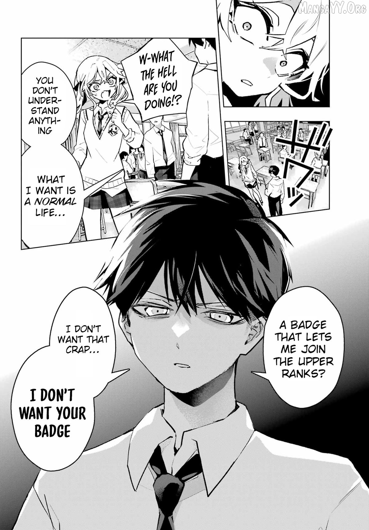 Anta to Osananajimitte dake demo Iyananoni! ~Zekkou kara Hajimaru S-kyuu Bishoujo to no Gakuen Nariagari Seikatsu~ Chapter 12 - page 8