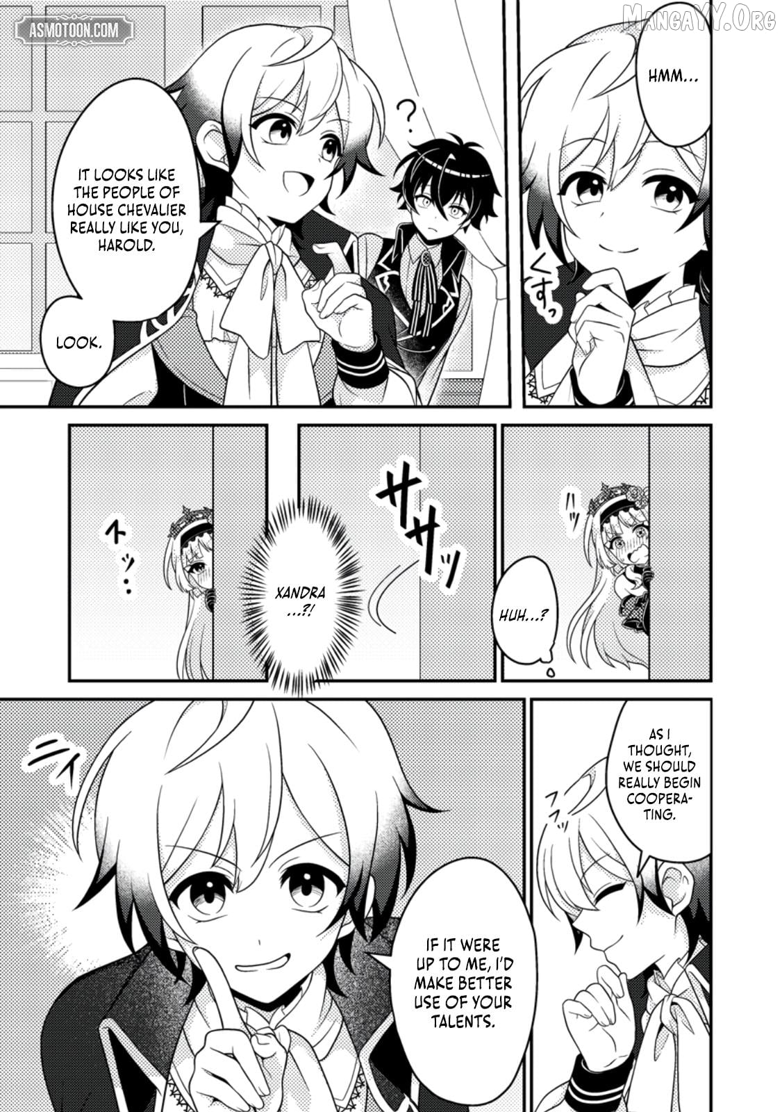 Munou no Akudou Ouji wa Ikinokoritai ~Ren'ai RPG no Akuyaku Mob ni Tensei Shita kedo, Gensaku Mushi shite Saikyou o Mezasu~ Chapter 11 - page 6
