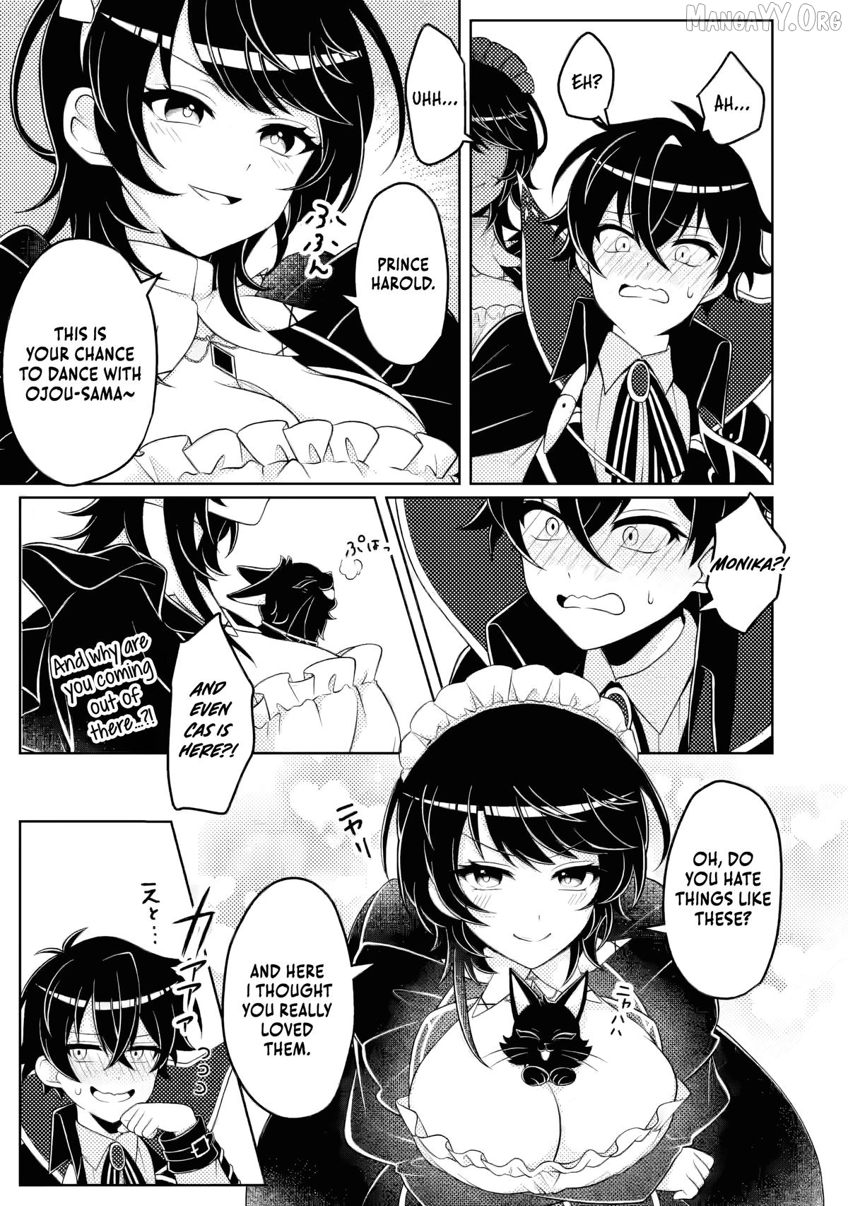 Munou no Akudou Ouji wa Ikinokoritai ~Ren'ai RPG no Akuyaku Mob ni Tensei Shita kedo, Gensaku Mushi shite Saikyou o Mezasu~ Chapter 12.1 - page 12