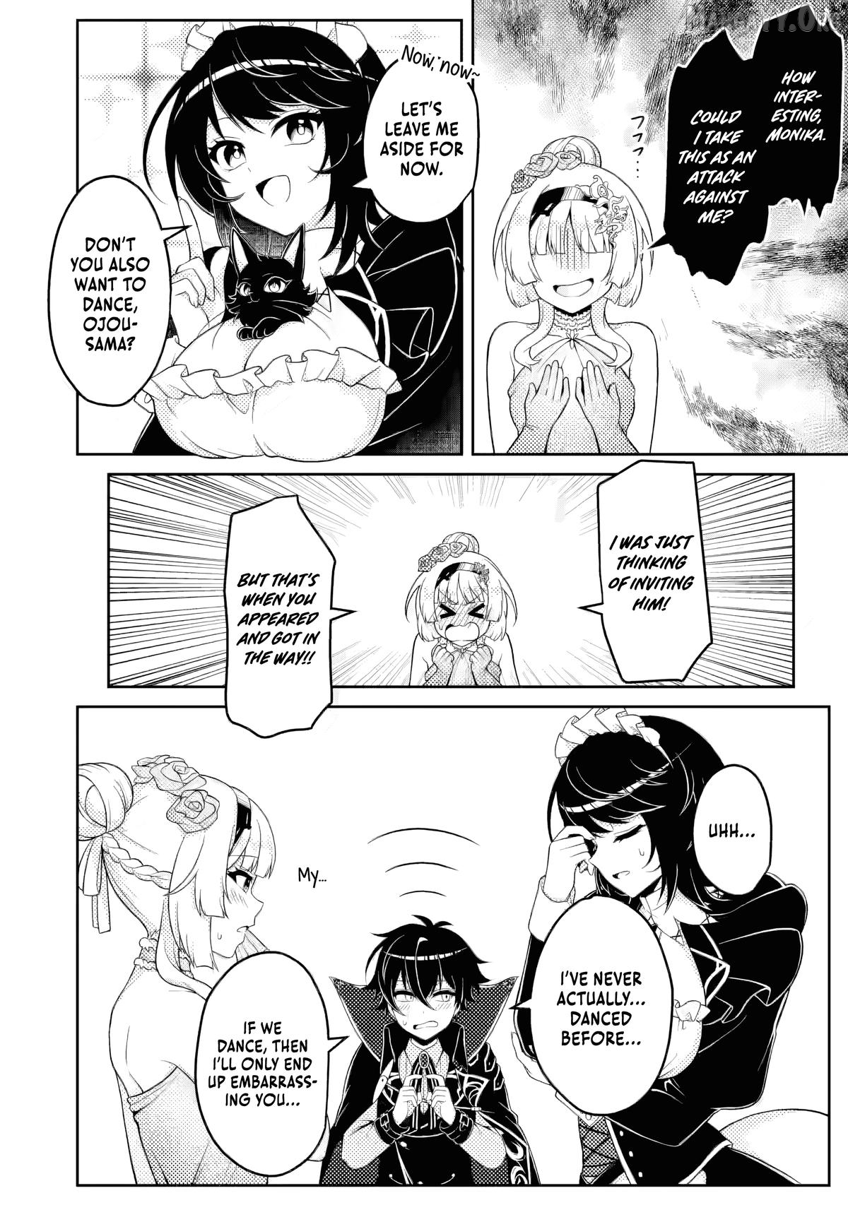 Munou no Akudou Ouji wa Ikinokoritai ~Ren'ai RPG no Akuyaku Mob ni Tensei Shita kedo, Gensaku Mushi shite Saikyou o Mezasu~ Chapter 12.2 - page 2