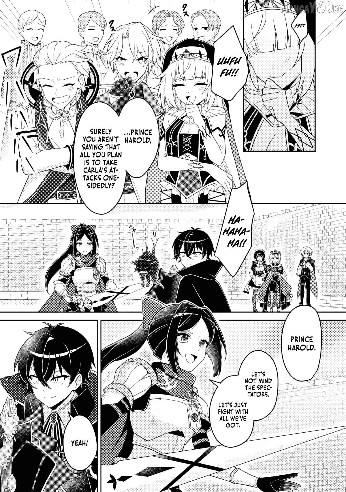 Munou no Akudou Ouji wa Ikinokoritai ~Ren'ai RPG no Akuyaku Mob ni Tensei Shita kedo, Gensaku Mushi shite Saikyou o Mezasu~ Chapter 13.1 - page 12