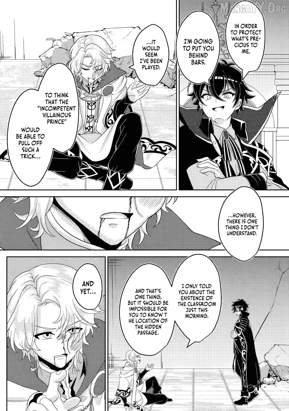 Munou no Akudou Ouji wa Ikinokoritai ~Ren'ai RPG no Akuyaku Mob ni Tensei Shita kedo, Gensaku Mushi shite Saikyou o Mezasu~ Chapter 15.1 - page 4