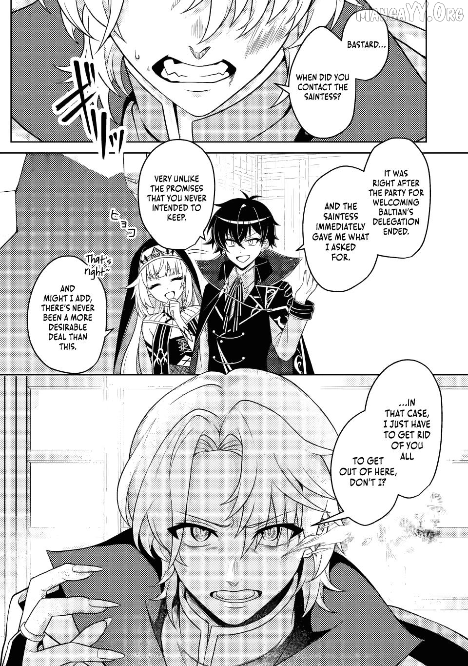 Munou no Akudou Ouji wa Ikinokoritai ~Ren'ai RPG no Akuyaku Mob ni Tensei Shita kedo, Gensaku Mushi shite Saikyou o Mezasu~ Chapter 15.1 - page 8