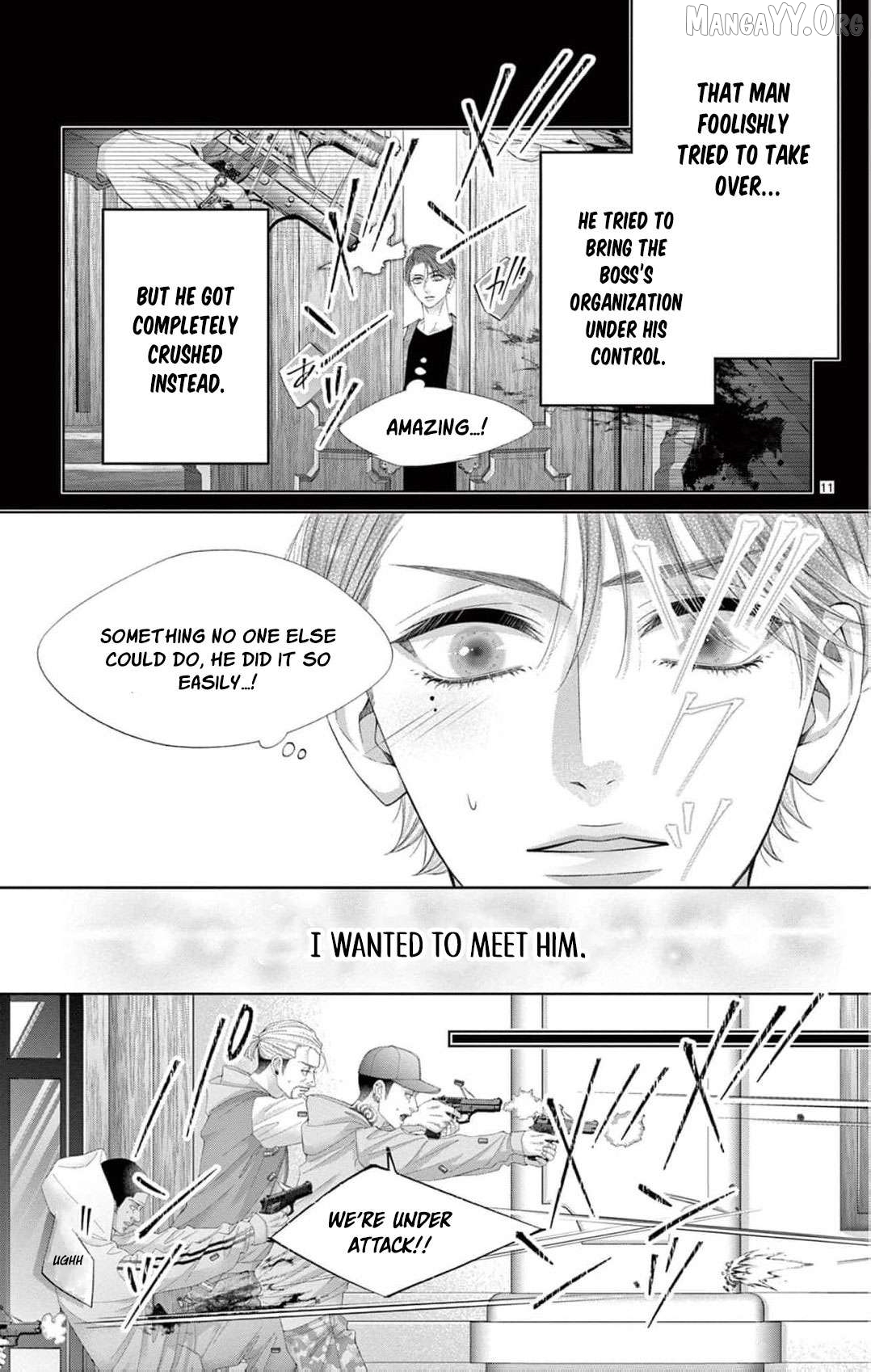 Chō wa aishū no ori ni torawareru Chapter 15 - page 14