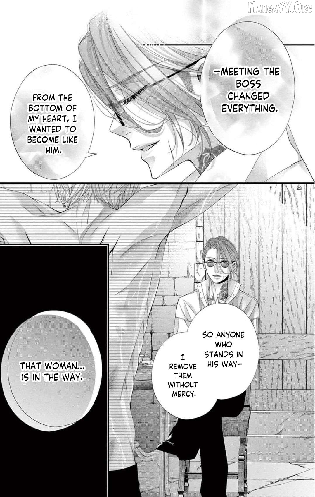 Chō wa aishū no ori ni torawareru Chapter 15 - page 26