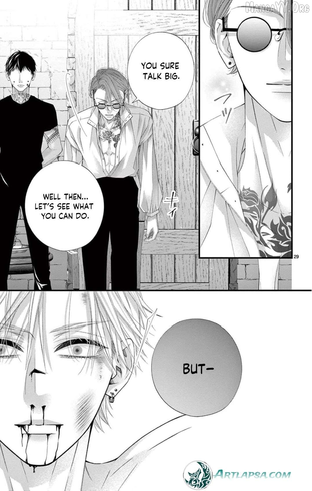 Chō wa aishū no ori ni torawareru Chapter 15 - page 32