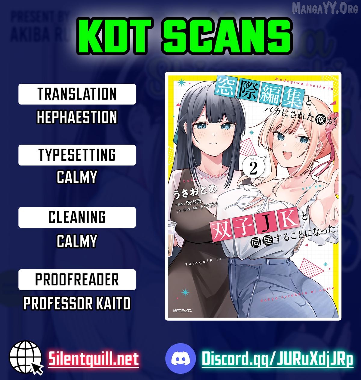 After Being Mocked for Being a Sideline Editor, I Ended up Living with Twin High School Girls. Chapter 10 - page 1