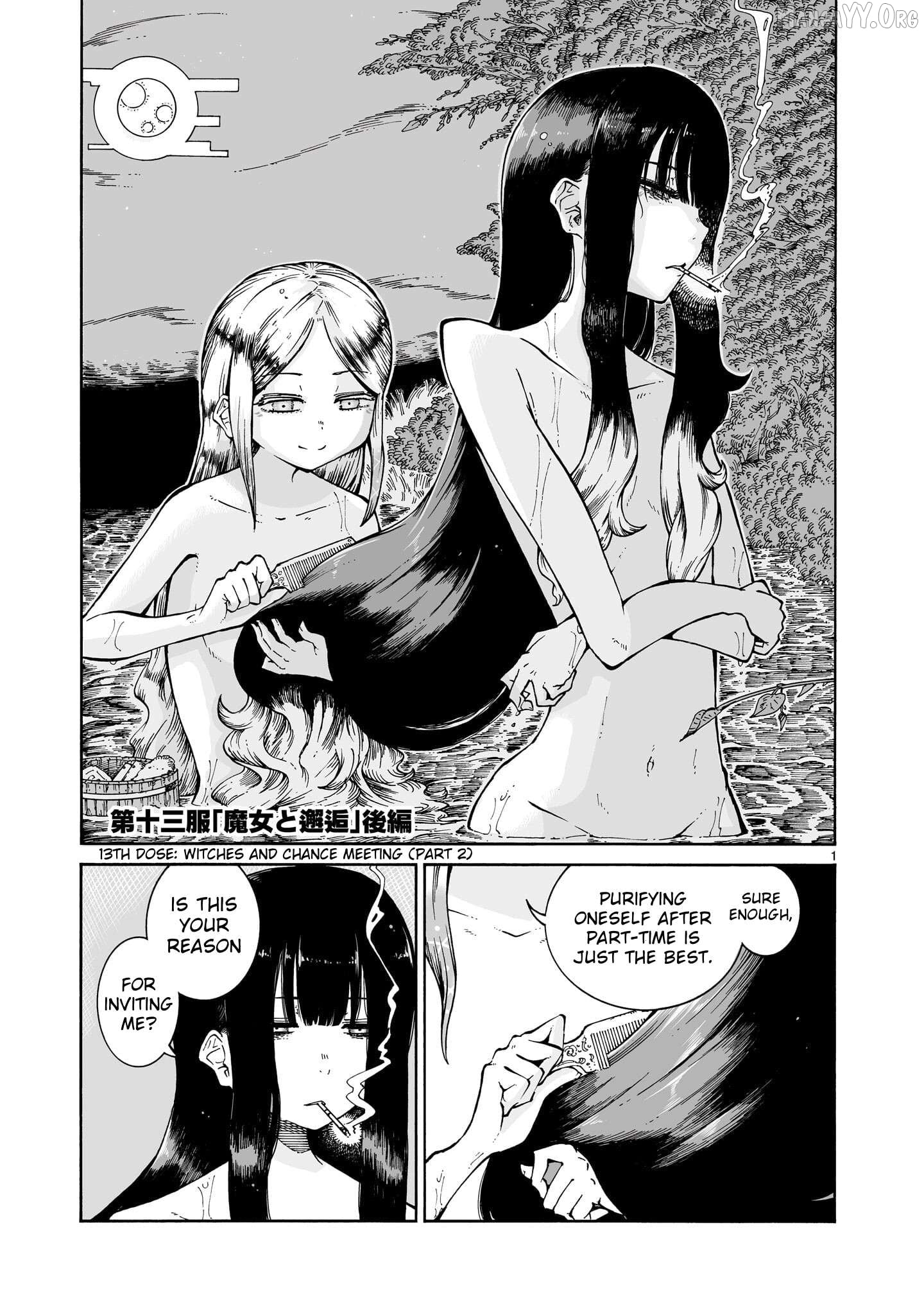 Majo to Kyurasu Chapter 13.2 - page 1