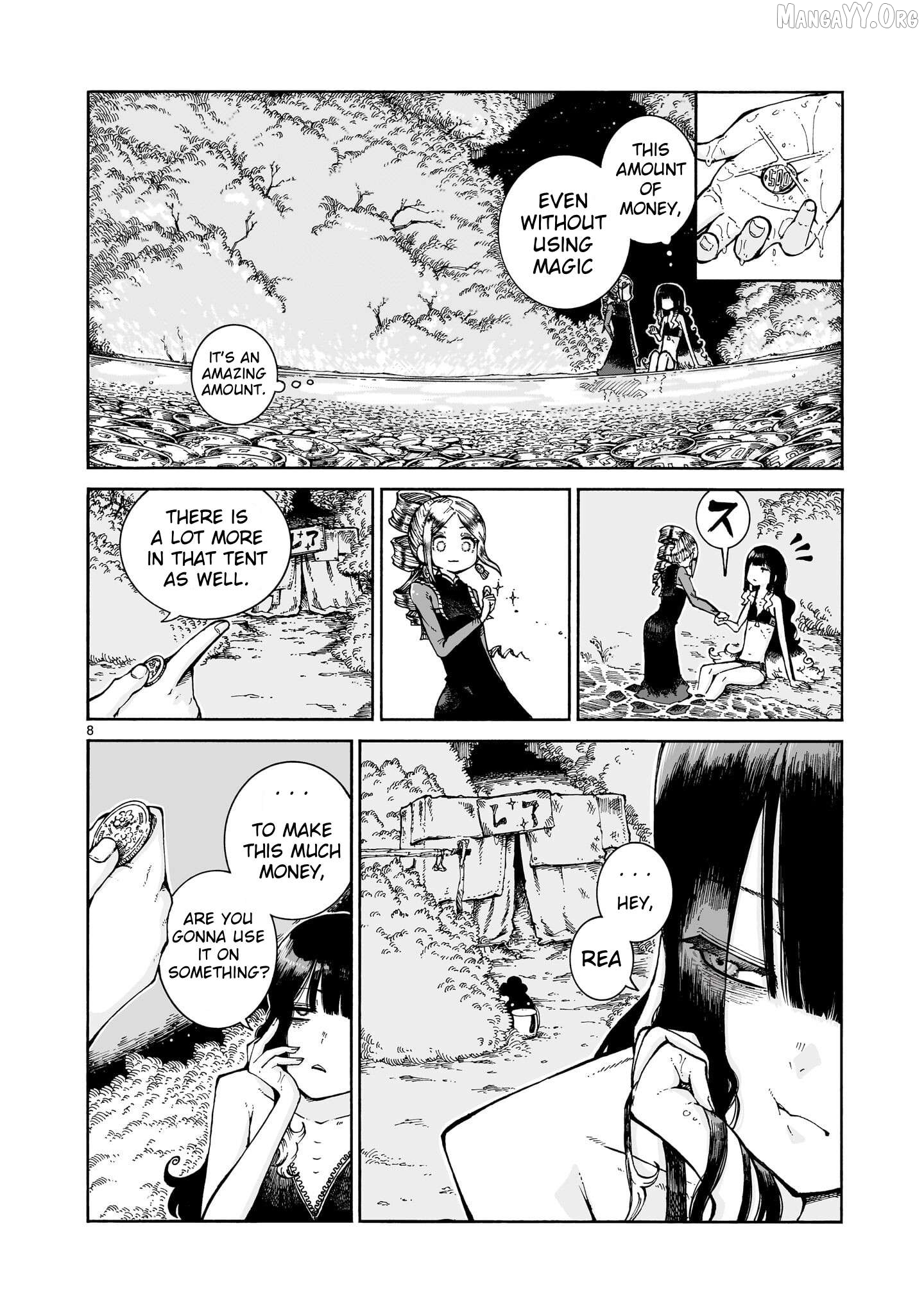 Majo to Kyurasu Chapter 13.2 - page 8