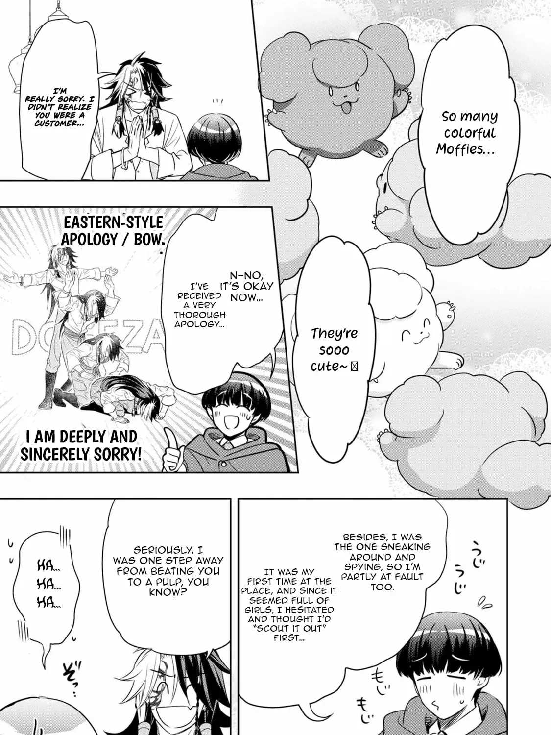 Sono Mofu Café Tenshu, Moto Saikyō Kaizoku. Chapter 5 - page 46