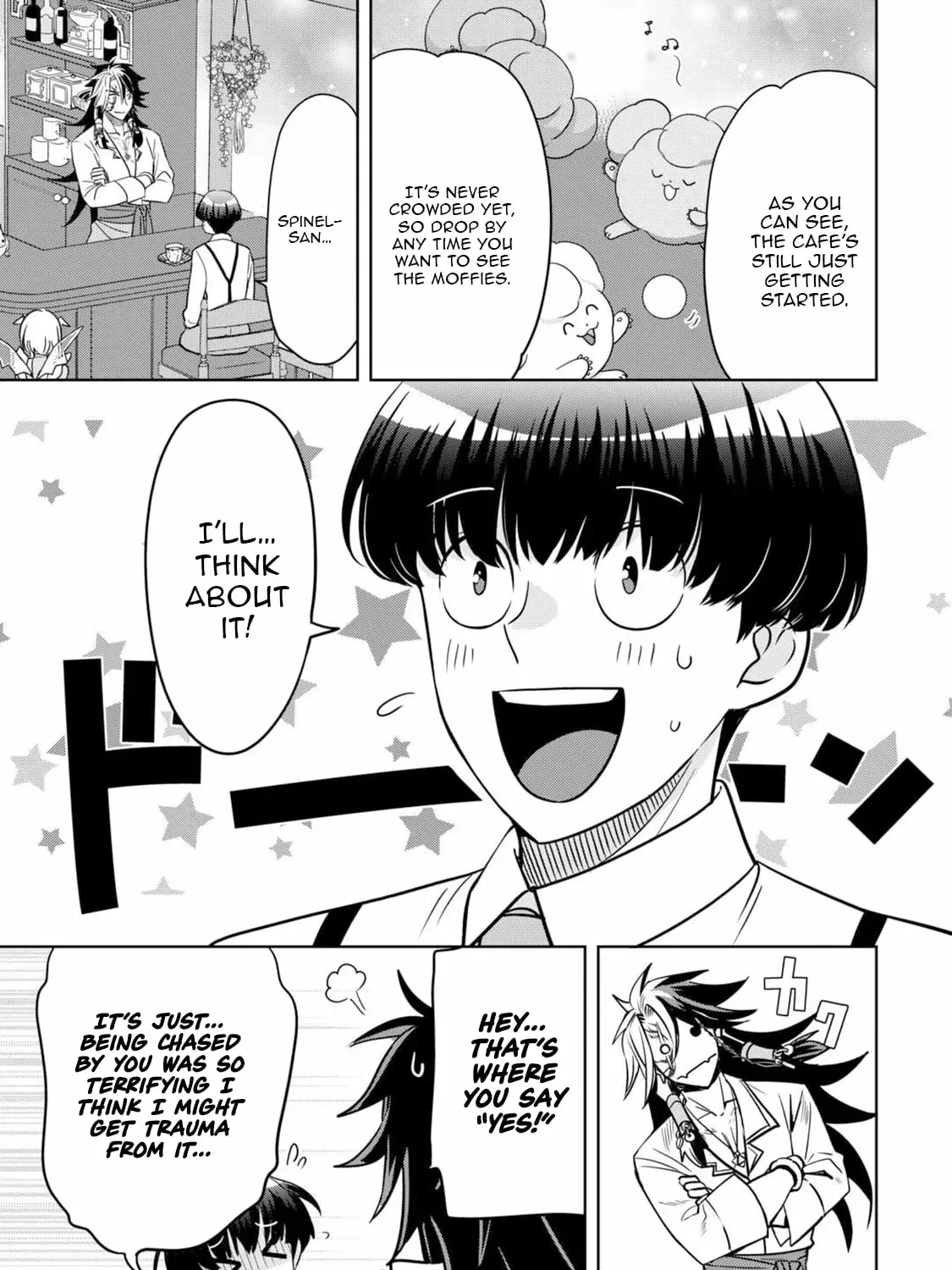 Sono Mofu Café Tenshu, Moto Saikyō Kaizoku. Chapter 5 - page 54