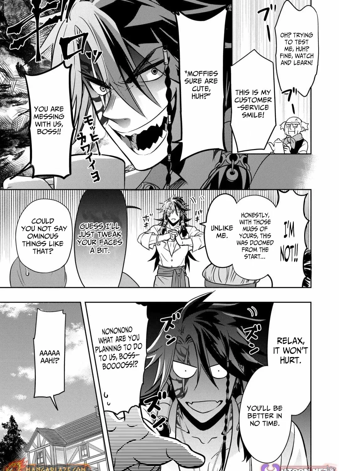 Sono Mofu Café Tenshu, Moto Saikyō Kaizoku. Chapter 7 - page 14