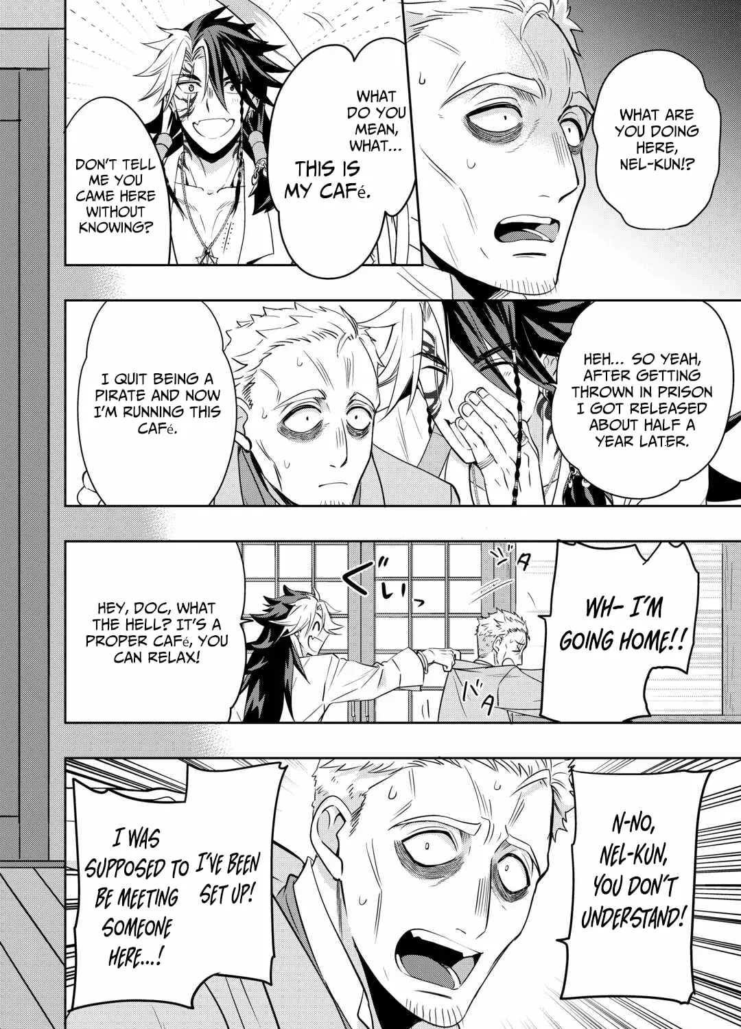 Sono Mofu Café Tenshu, Moto Saikyō Kaizoku. Chapter 8 - page 12