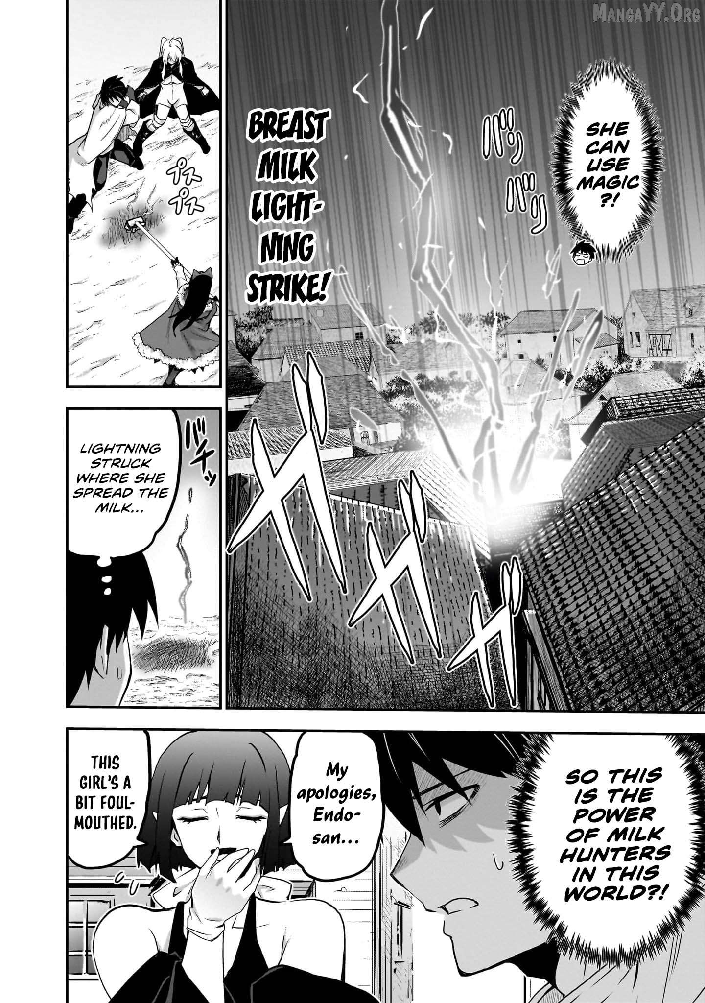 Milk-shibori Hunter no Isekai Sakunyuuki ~Nouka no Saenai Otoko ga Arayuru Shuzoku no Chiku-B o Moteasobi-toriko ni Suru~ Chapter 6 - page 9