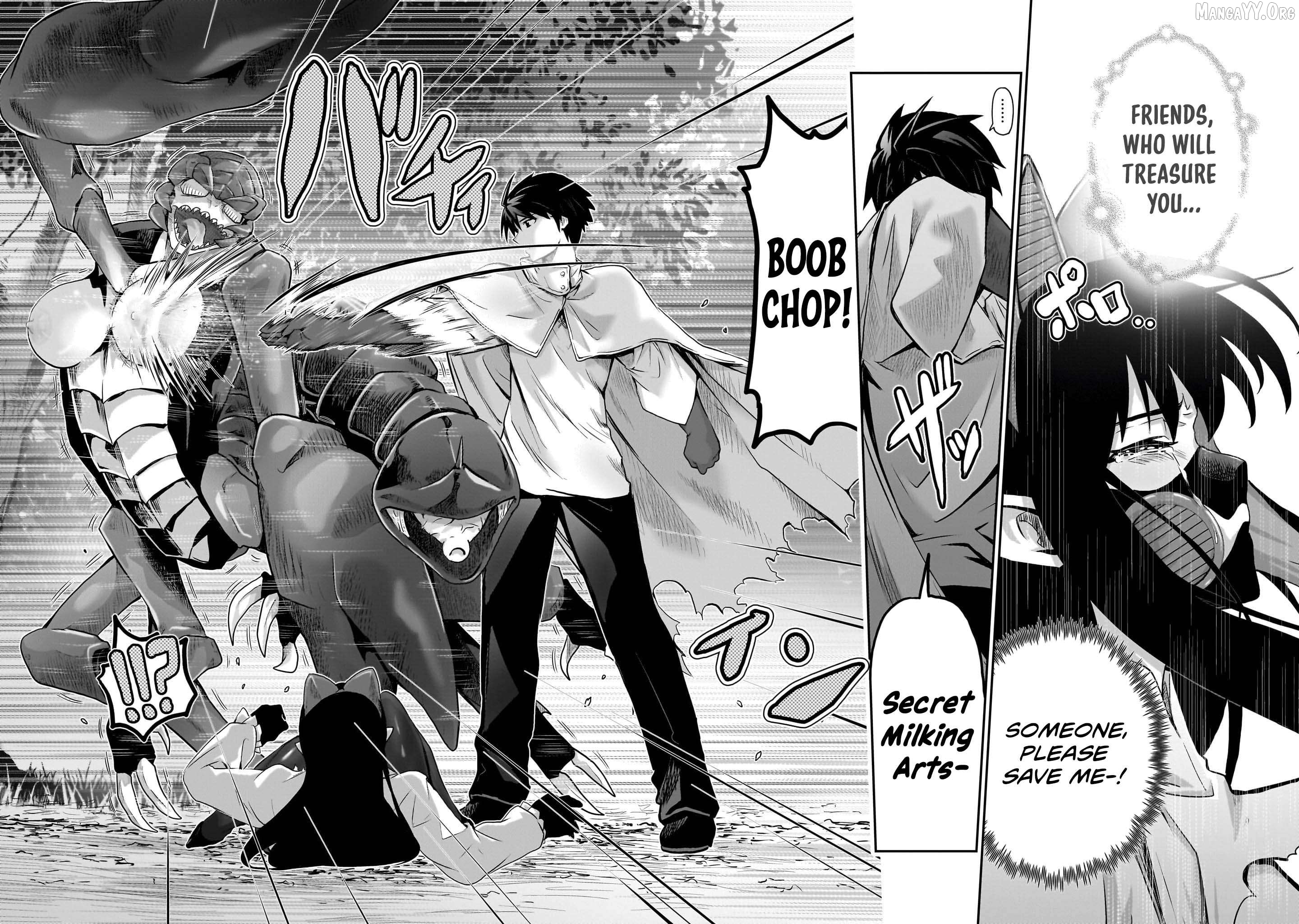 Milk-shibori Hunter no Isekai Sakunyuuki ~Nouka no Saenai Otoko ga Arayuru Shuzoku no Chiku-B o Moteasobi-toriko ni Suru~ Chapter 7 - page 17