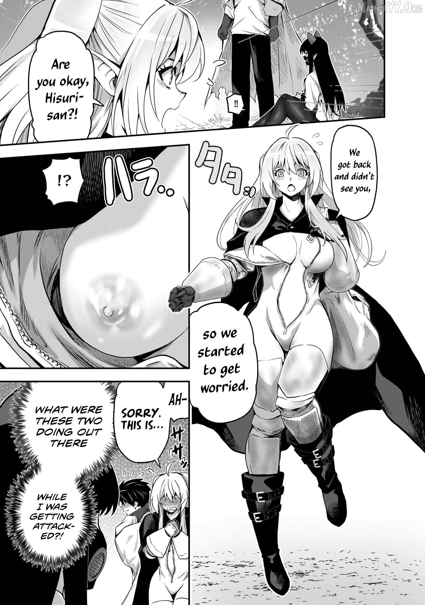 Milk-shibori Hunter no Isekai Sakunyuuki ~Nouka no Saenai Otoko ga Arayuru Shuzoku no Chiku-B o Moteasobi-toriko ni Suru~ Chapter 7 - page 19