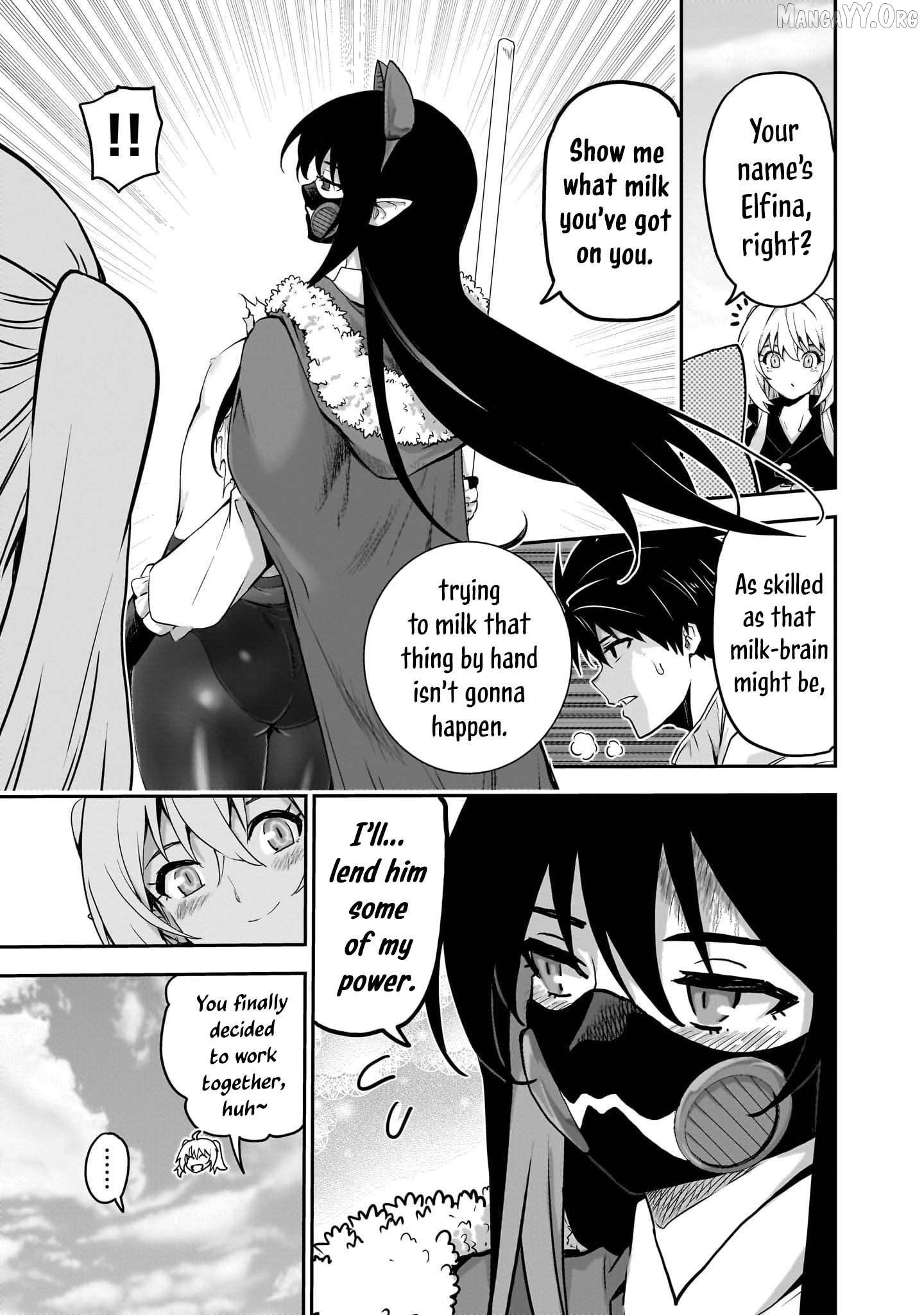 Milk-shibori Hunter no Isekai Sakunyuuki ~Nouka no Saenai Otoko ga Arayuru Shuzoku no Chiku-B o Moteasobi-toriko ni Suru~ Chapter 7 - page 27
