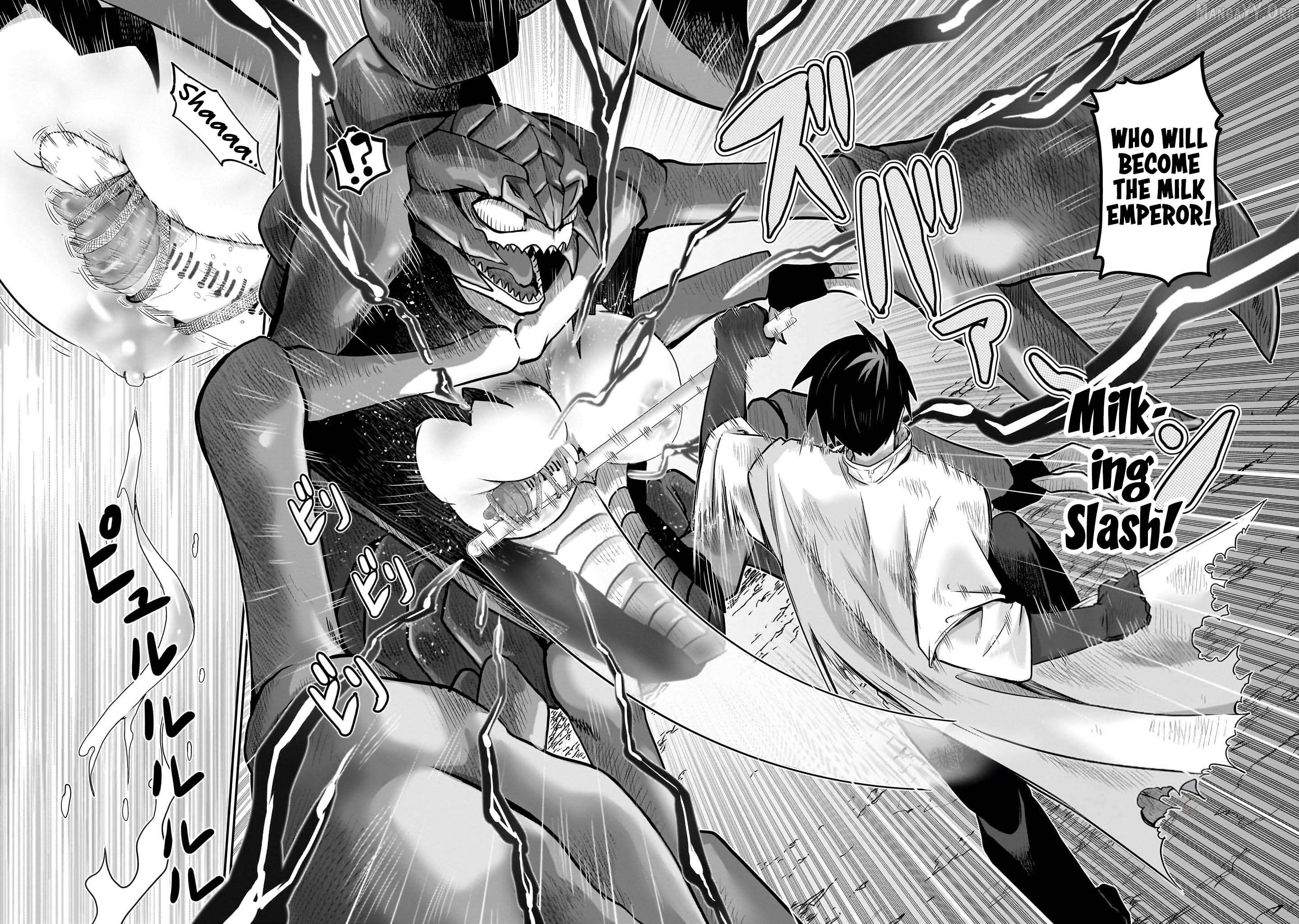 Milk-shibori Hunter no Isekai Sakunyuuki ~Nouka no Saenai Otoko ga Arayuru Shuzoku no Chiku-B o Moteasobi-toriko ni Suru~ Chapter 7 - page 36