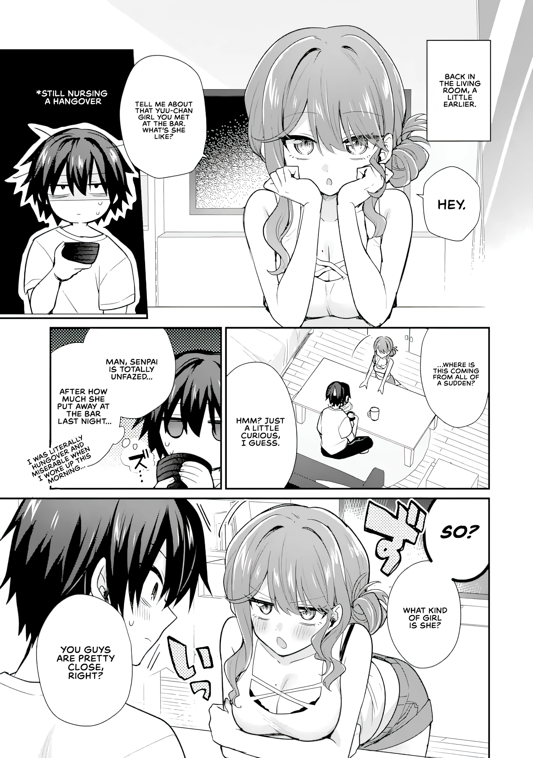 Sweet Cohabitation Romcom With My Senior Girlfriend and Alcohol Starts At Twenty Chapter 4.5 - page 3