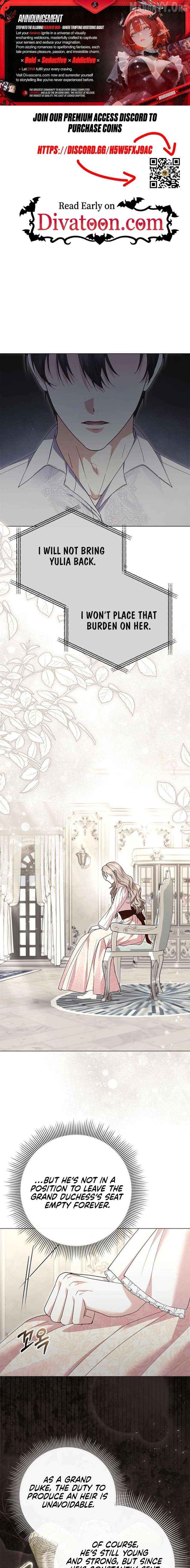 I will disappear for you, Your Grace the Grand Duke Chapter 49 - page 1