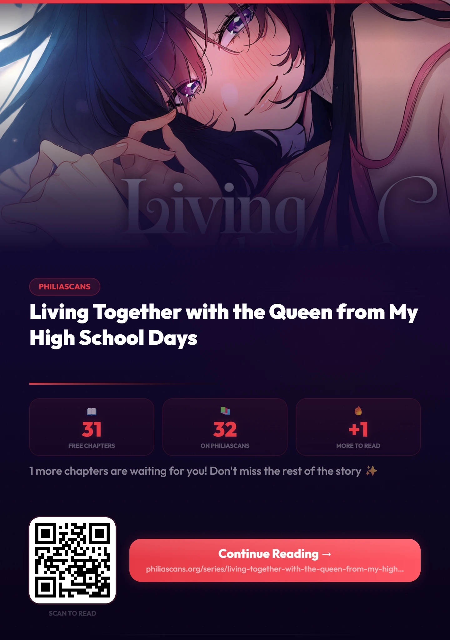 Living together with the queen from my high school days Chapter 31 - page 18