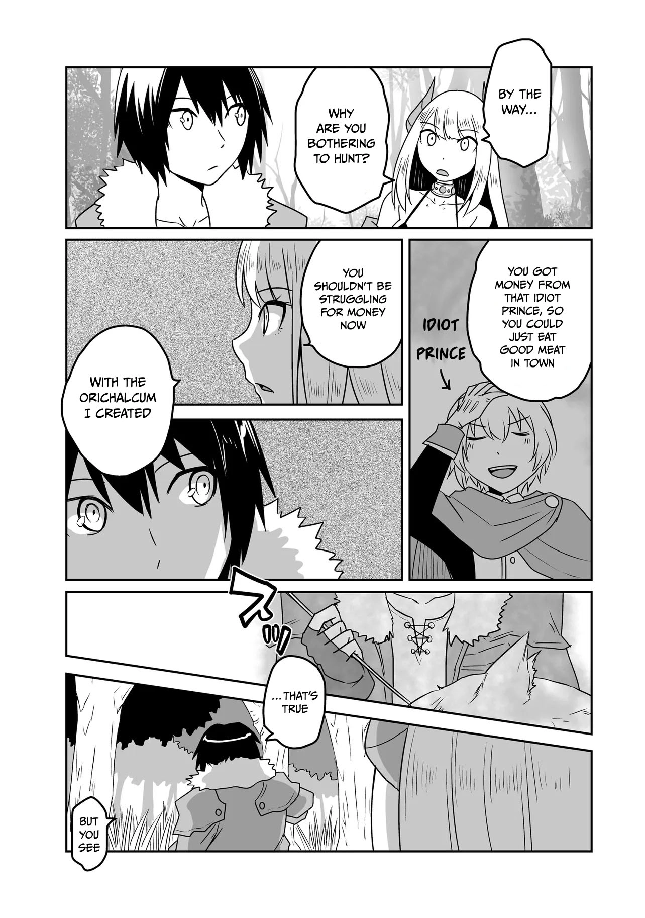 Seiken Ga Saikyou No Sekai De, Shounen Wa Yumi Ni Aisareru Chapter 12.1 - page 6