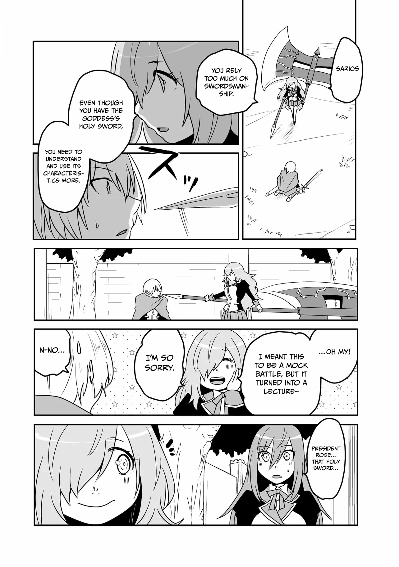 Seiken Ga Saikyou No Sekai De, Shounen Wa Yumi Ni Aisareru Chapter 12.3 - page 2