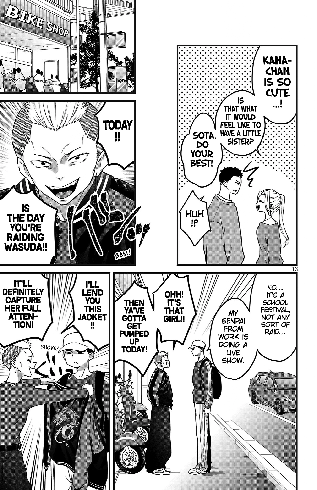 Boku no Kokoro no Yabai Yatsu: Love Comedy ga Hajimaranai Chapter 15 - page 13