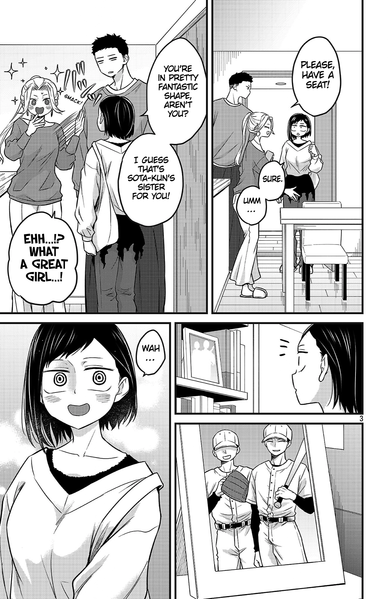 Boku no Kokoro no Yabai Yatsu: Love Comedy ga Hajimaranai Chapter 15 - page 3