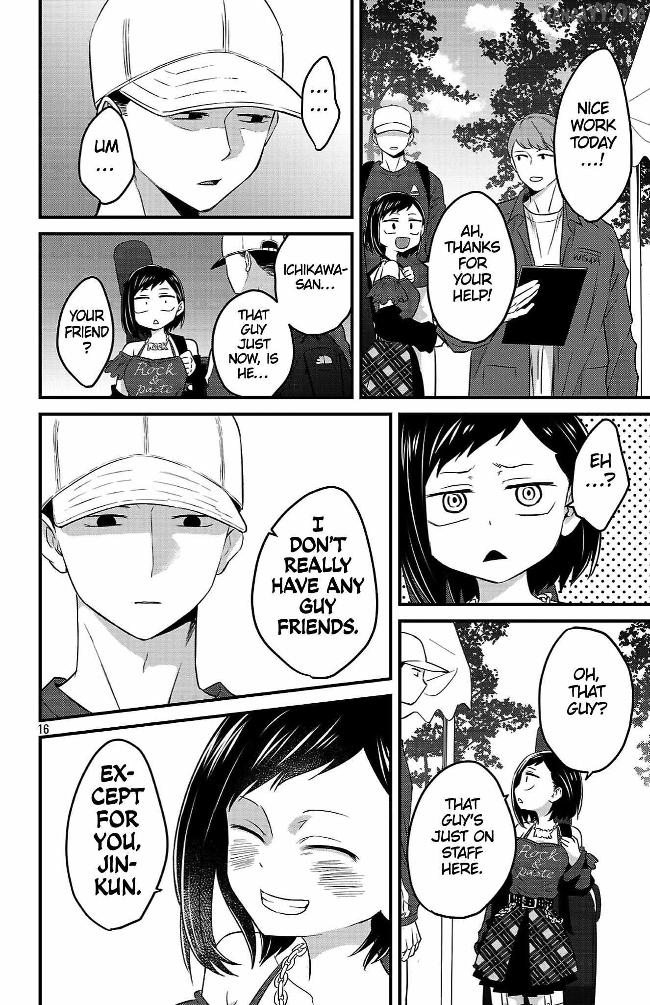Boku no Kokoro no Yabai Yatsu: Love Comedy ga Hajimaranai Chapter 16 - page 16