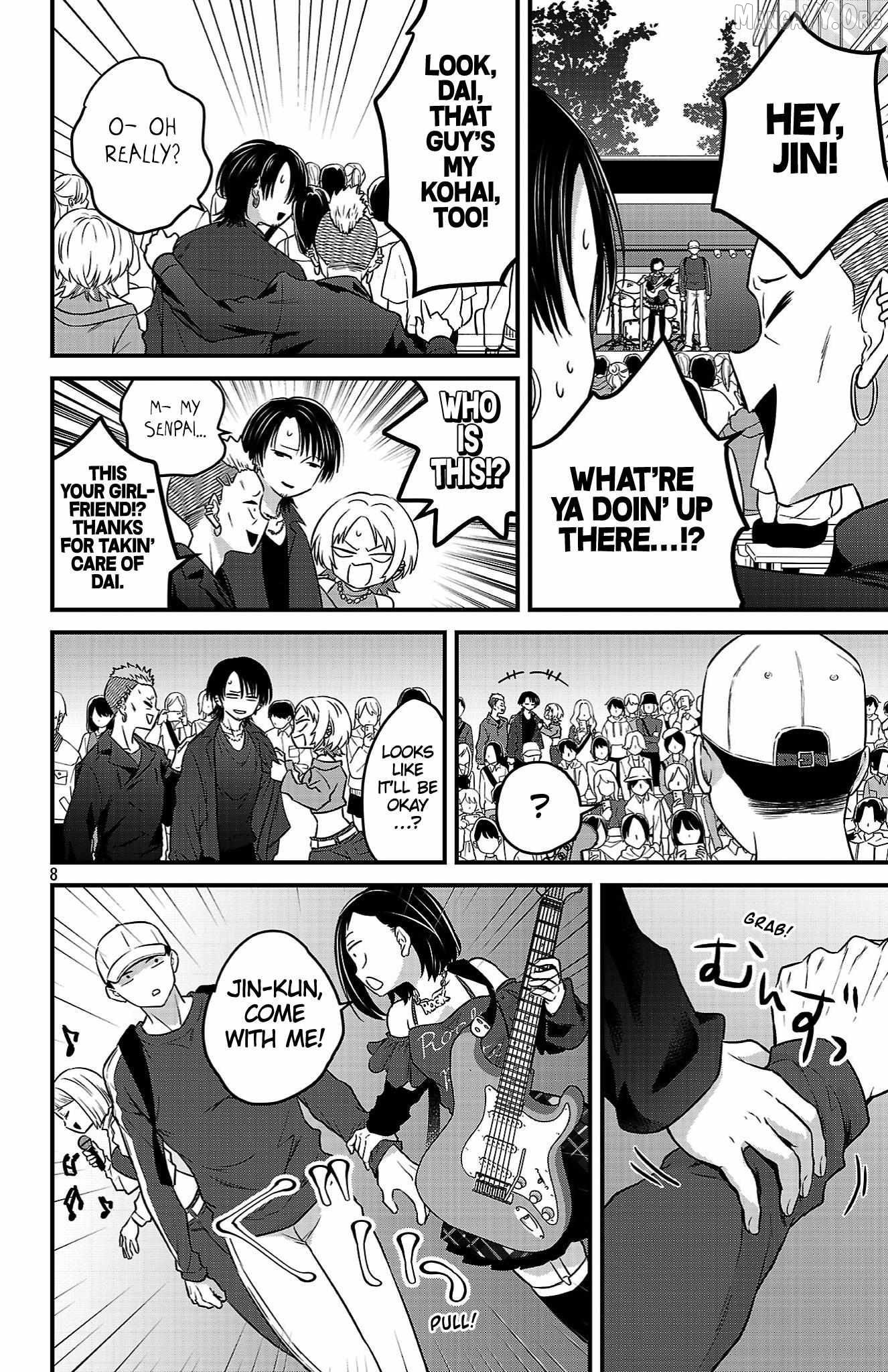 Boku no Kokoro no Yabai Yatsu: Love Comedy ga Hajimaranai Chapter 16 - page 8