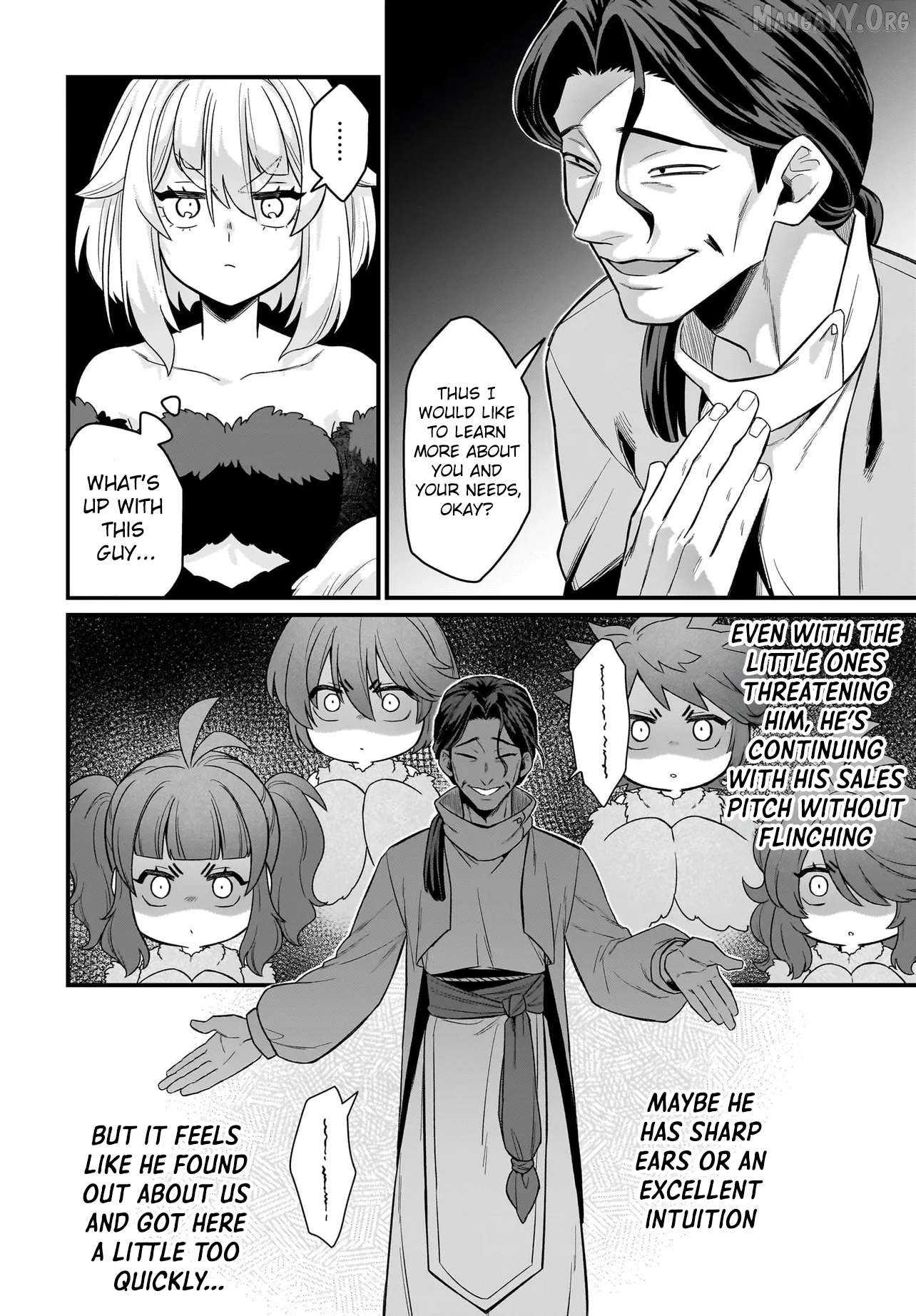 Dachoujuujin no wa Chamecha Musou Aho Kawaii Saikyou Shuzoku no Riidaa ni Narimashita Chapter 8 - page 7