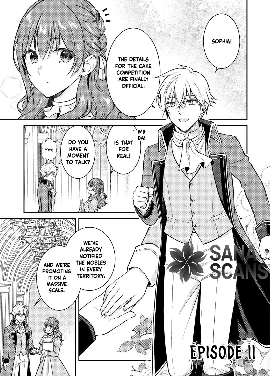 Reincarnated as the Prince’s Fiancée?! And Now Queen Training Begins! Chapter 11 - page 1