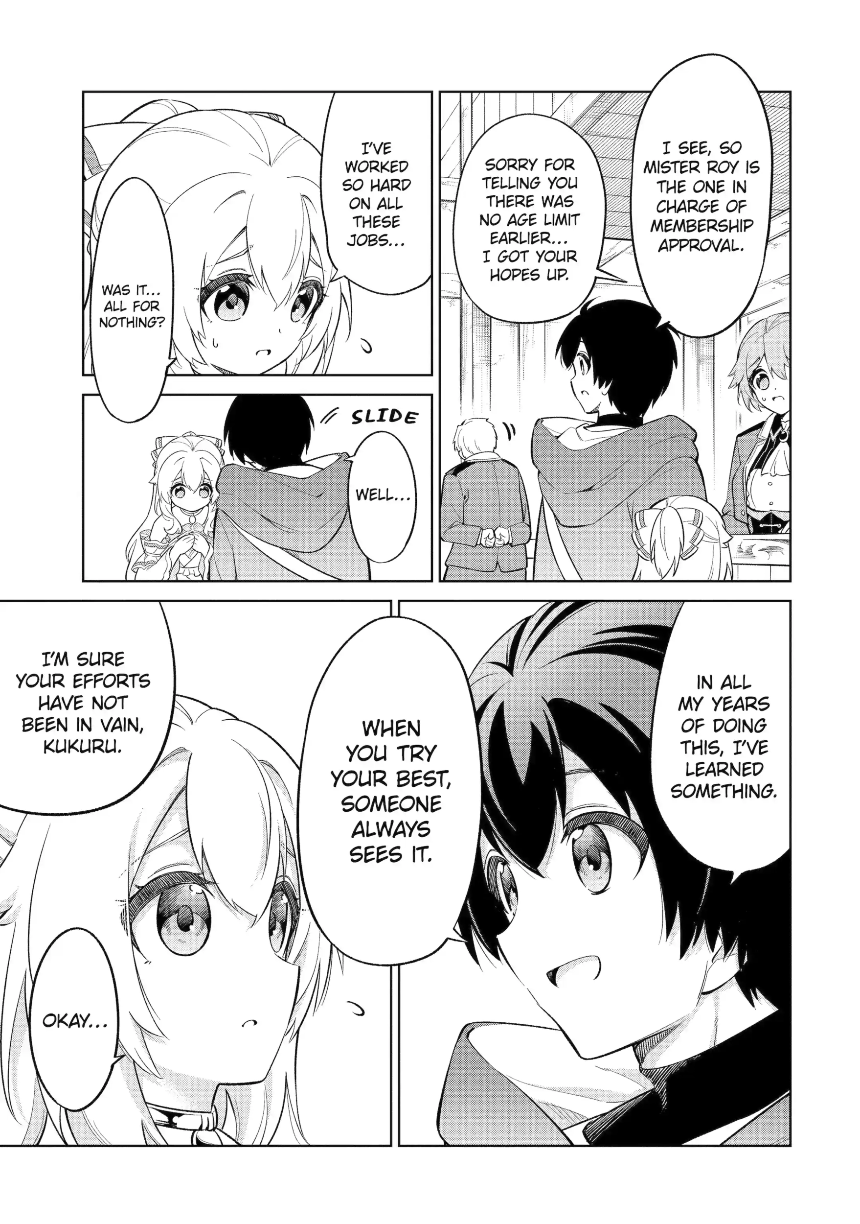 Good natured Adventurer Picks Up a Reincarnated Girl Chapter 7.1 - page 5