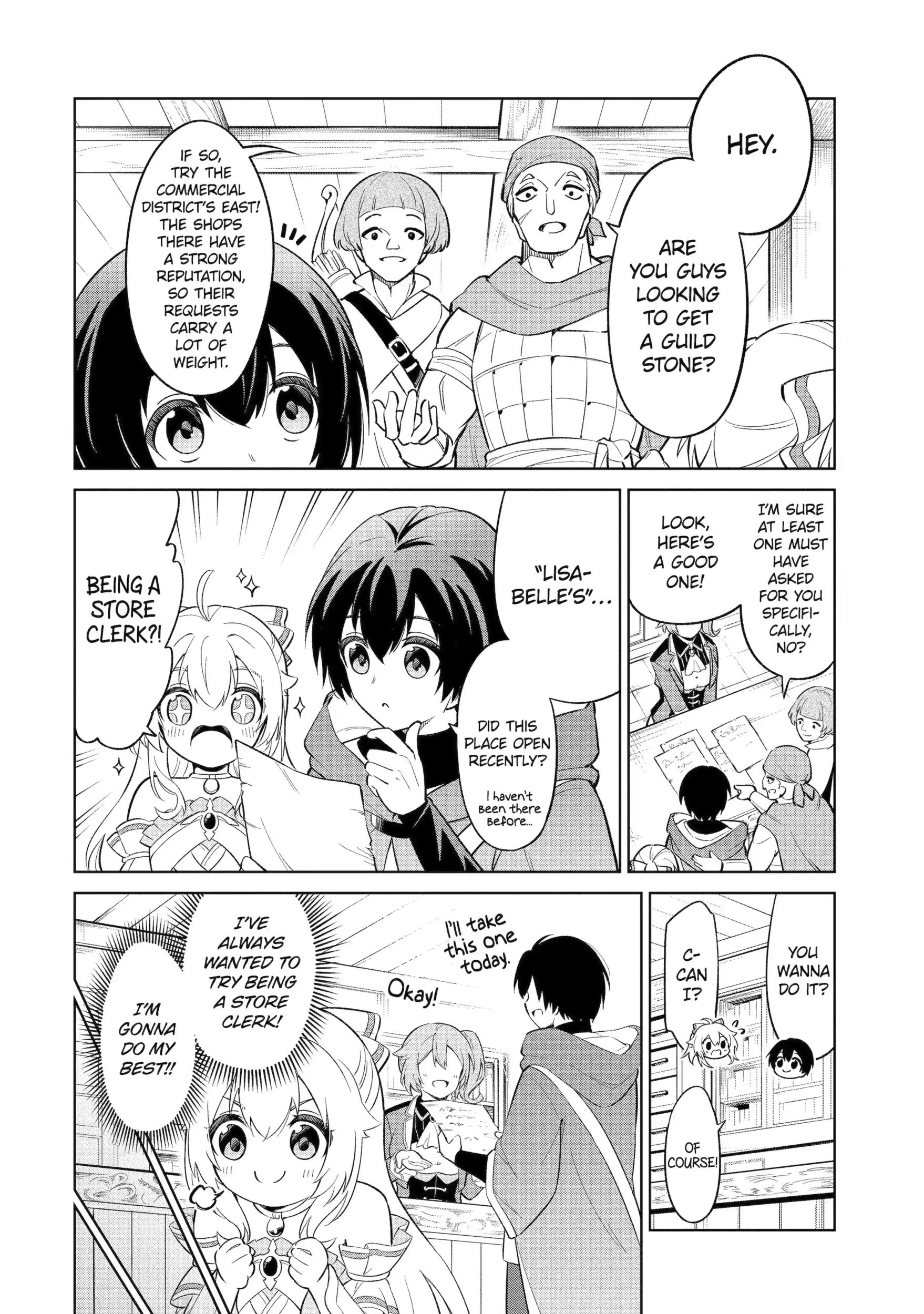 Good natured Adventurer Picks Up a Reincarnated Girl Chapter 7.1 - page 6