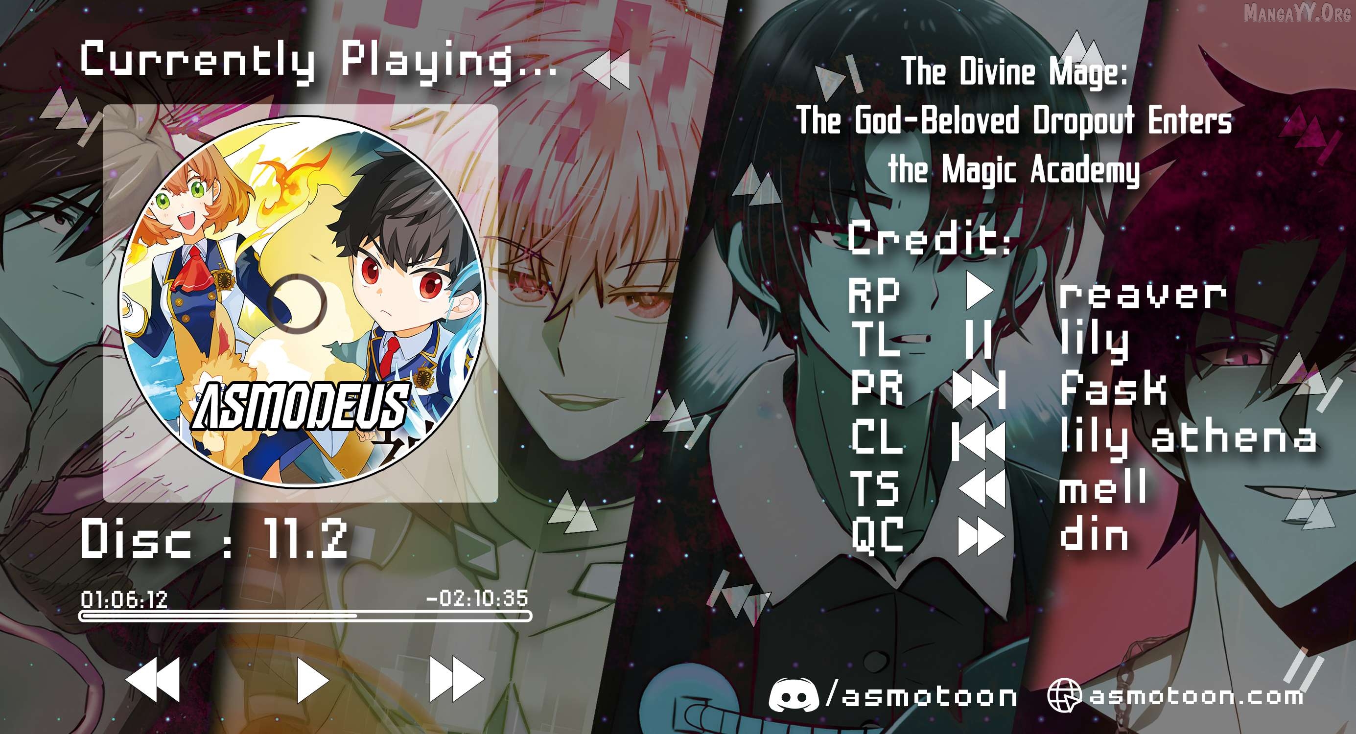 The Divine Mage: The God-Beloved Dropout Enters the Magic Academy Chapter 11.2 - page 1