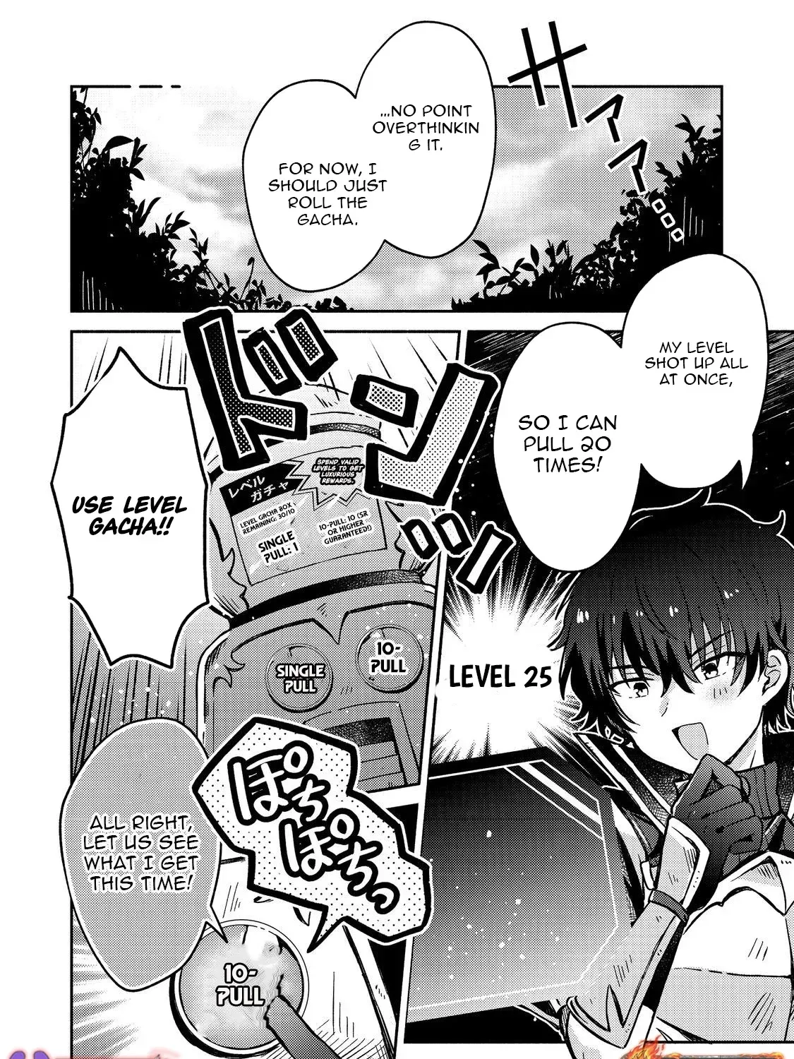 Level Gacha ~Hazure Status "Un" ga Kekkyoku Ichiban Juuyoudatta Ken~ Chapter 10 - page 52