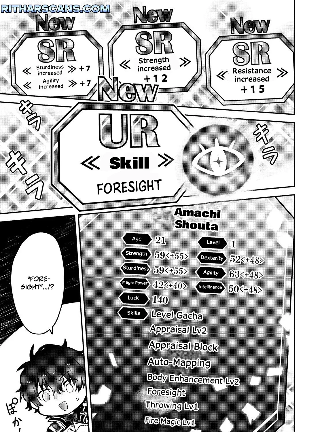 Level Gacha ~Hazure Status "Un" ga Kekkyoku Ichiban Juuyoudatta Ken~ Chapter 9 - page 35