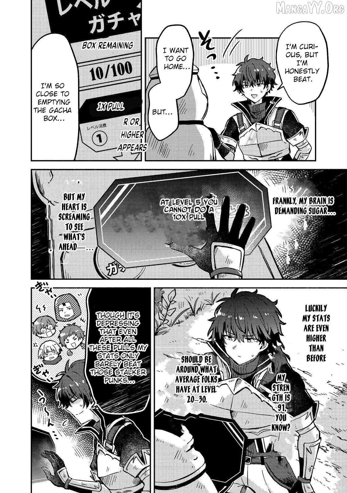 Level Gacha ~Hazure Status "Un" ga Kekkyoku Ichiban Juuyoudatta Ken~ Chapter 11 - page 4