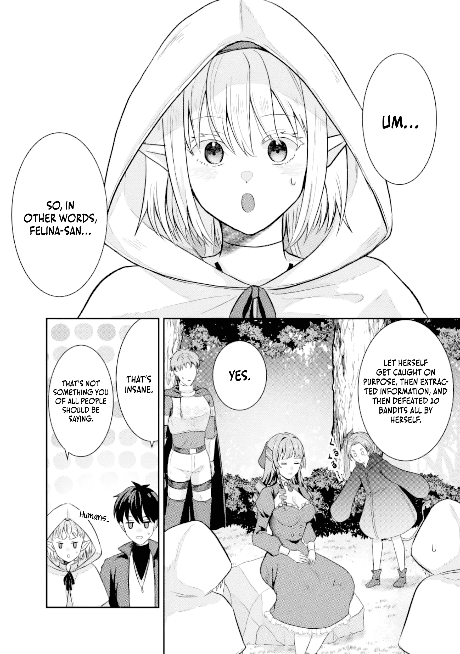 "Sono Hen no Kusa demo Kuttoke" to Tsuihou Sareta Munou Skill [Shokubutsugui] Mochi Tenseisha, Elf no Sato de Maboroshi no Shokubutsu o Tabete Musou Suru Chapter 14 - page 9