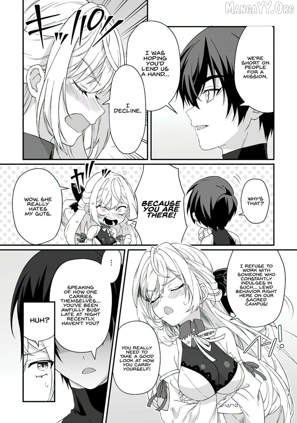 Teisou Gyakuten Sekai De Yuiitsu No Otoko Kishi No Ore, Onna Kishi Gakuen Ni Nyuugaku Shitara Nazeka Eiyou Atsukai Sareta ~Zetsurin Skill De Harem Musou~ Chapter 7.3 - page 3