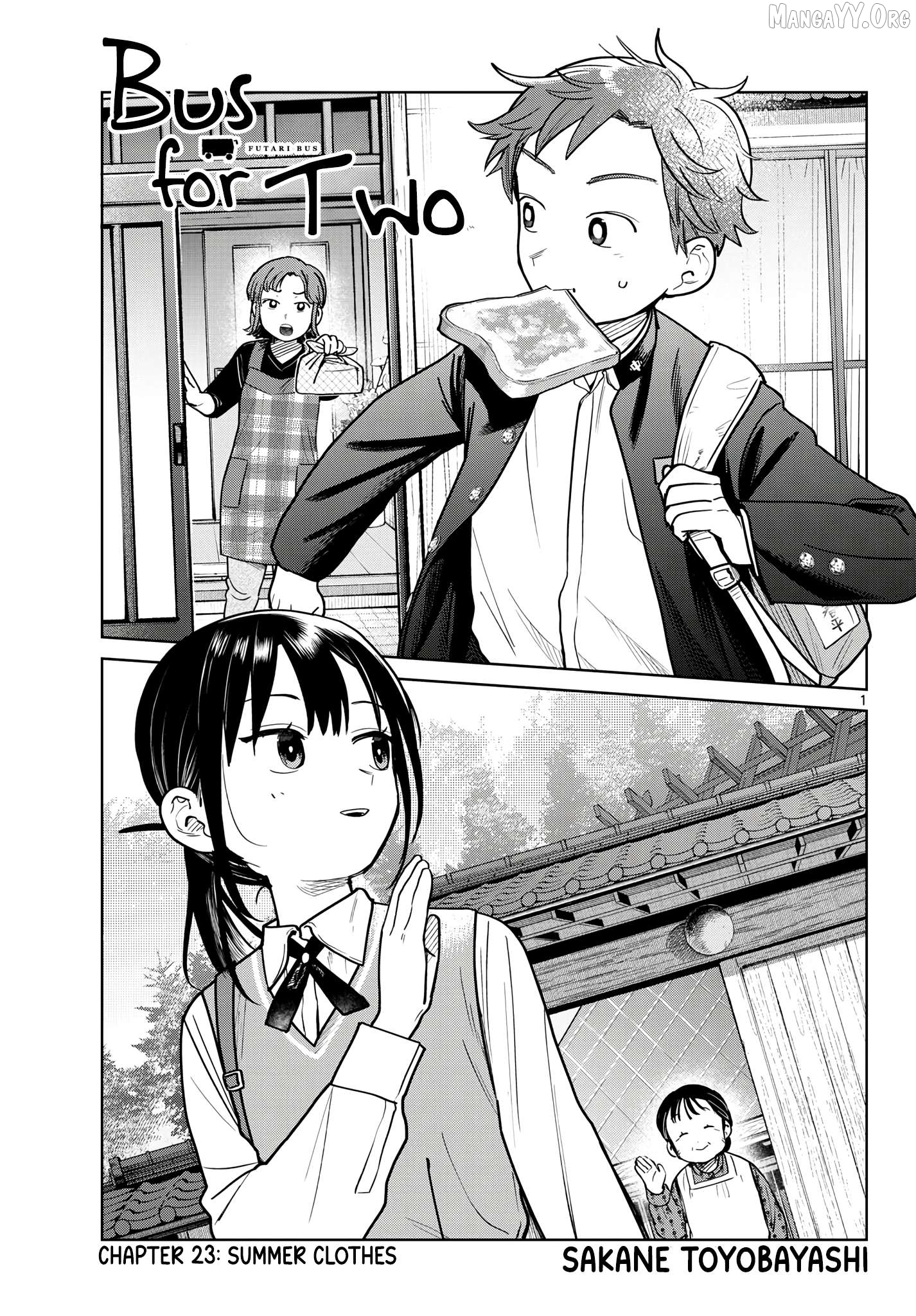 Futari Bus Chapter 23 - page 1